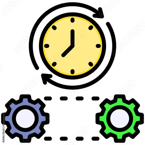 Full Time Job Icon
