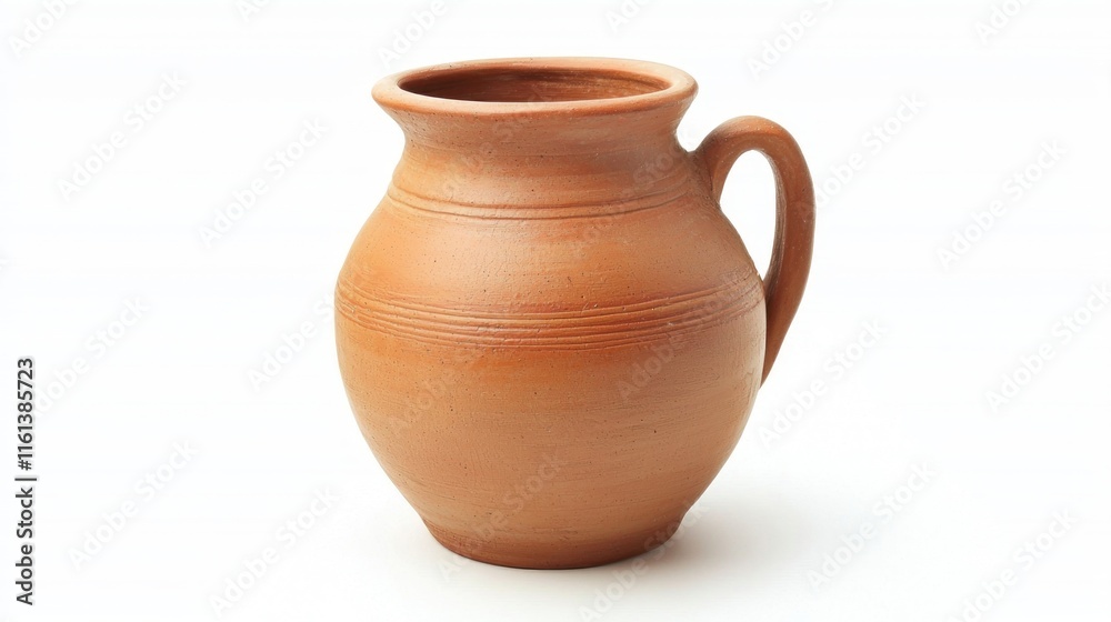 Earthenware Jug: A Rustic Pottery Vessel Earthenware Jug: A Rustic Pottery Vessel