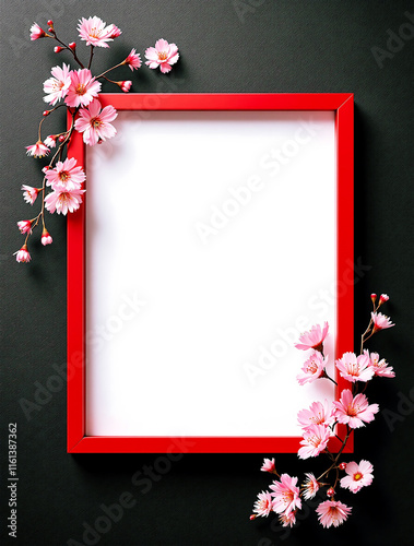 2025 Happy new year blank  photo frame