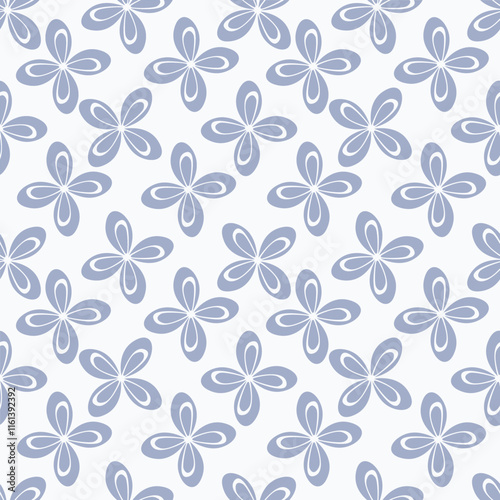Beautiful pattern with flowers and leaf. Floral vector illustration.