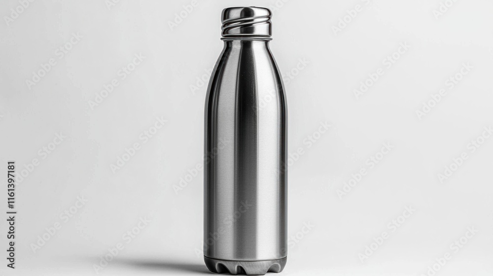 Sleek Stainless Steel Water Bottle Sleek Stainless Steel Water Bottle