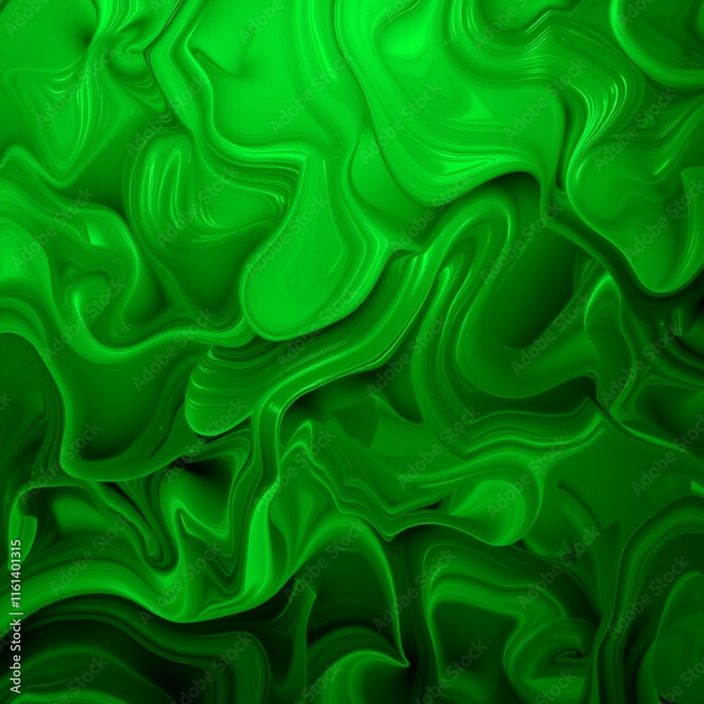 Obraz premium Abstract green background - graphic generation -
