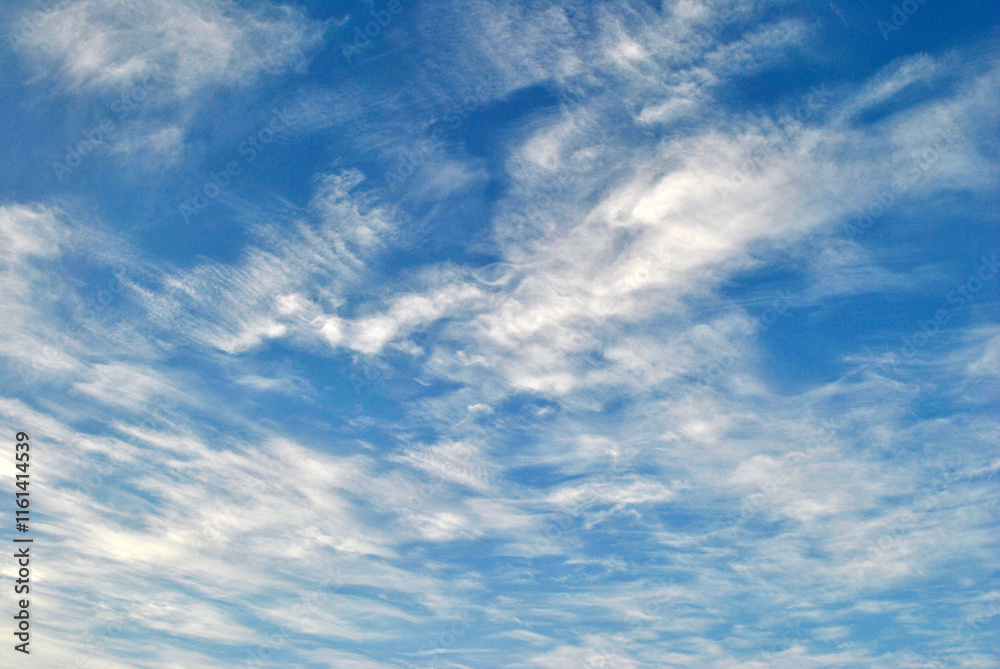 blue sky with clouds