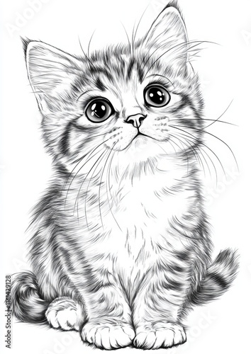 Wallpaper Mural Cute Smarty Cats Coloring Pages Torontodigital.ca