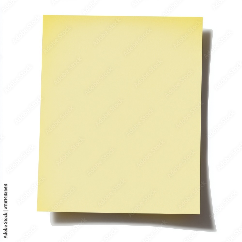 A blank sticky note, perfect for reminders, with soft lighting and a subtle shadow. A blank sticky note, perfect for reminders, with soft lighting and a subtle shadow.