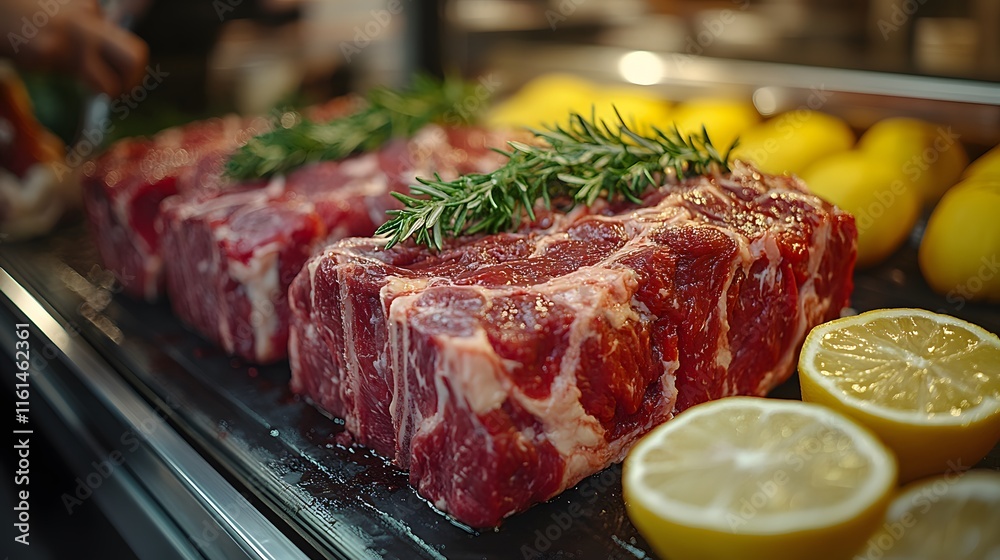 Fresh Meat with Rosemary and Lemon Fresh Meat with Rosemary and Lemon