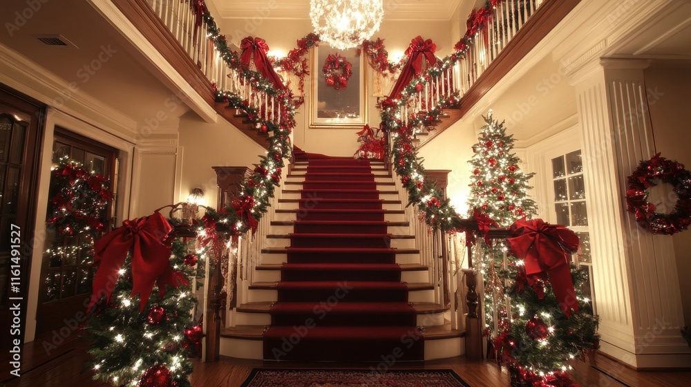 Fototapeta premium Christmas home decorations