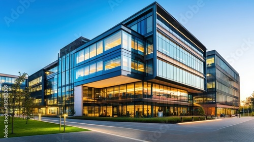 Modern office building