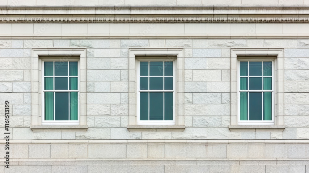 Obraz premium Federal Reserve building facade showcasing the iconic architecture and symbolic representation of economic stability and monetary policy in the United States.