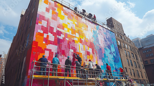 Collaborative Graffiti Artwork