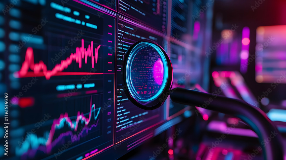 Detecting data anomalies; search engine optimization or SEO. Magnifiers, charts, graphs, UV-neon screens Detecting data anomalies; search engine optimization or SEO. Magnifiers, charts, graphs, UV-neon screens