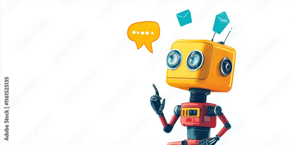 Thinking Robot with Futuristic Design and Advanced Technology Highlighting Innovation and Mechanical Intelligence






