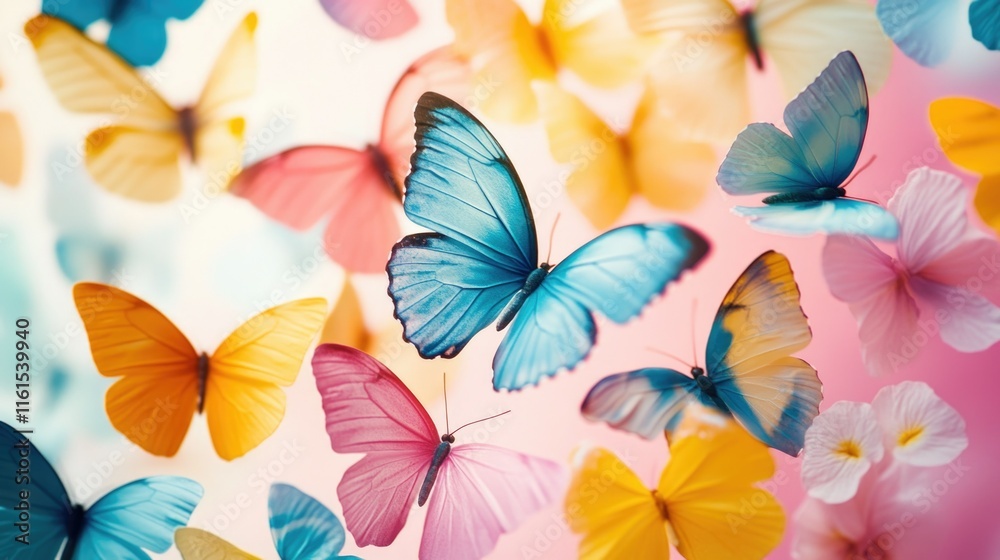 Obraz premium Vibrant Butterflies