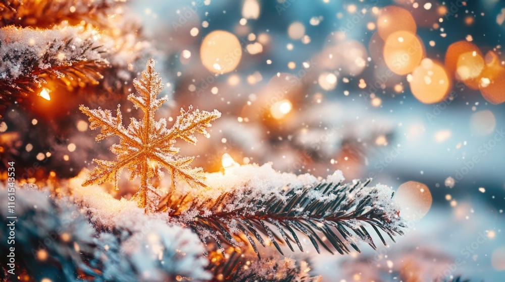 Fototapeta premium Winter Christmas Festive
