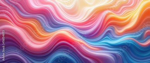 Abstract wavy background in vibrant colors