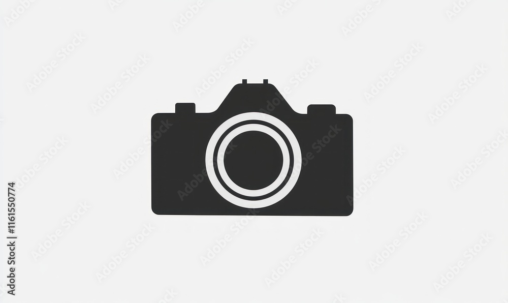 Simple camera icon, photography, image. Simple camera icon, photography, image.