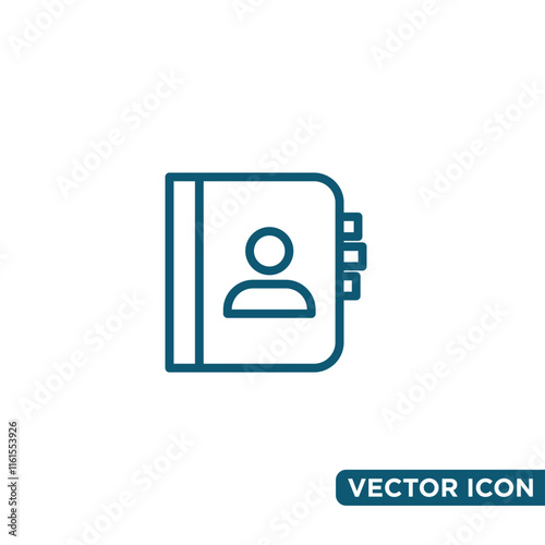 Minimalist Contact Person Icon Design Template