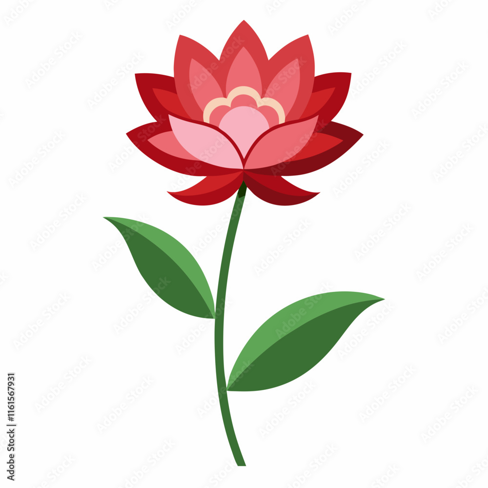 Elegant White Flower on Minimalist Background Elegant White Flower on Minimalist Background