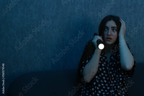 Quadro su tela Fear of darkness