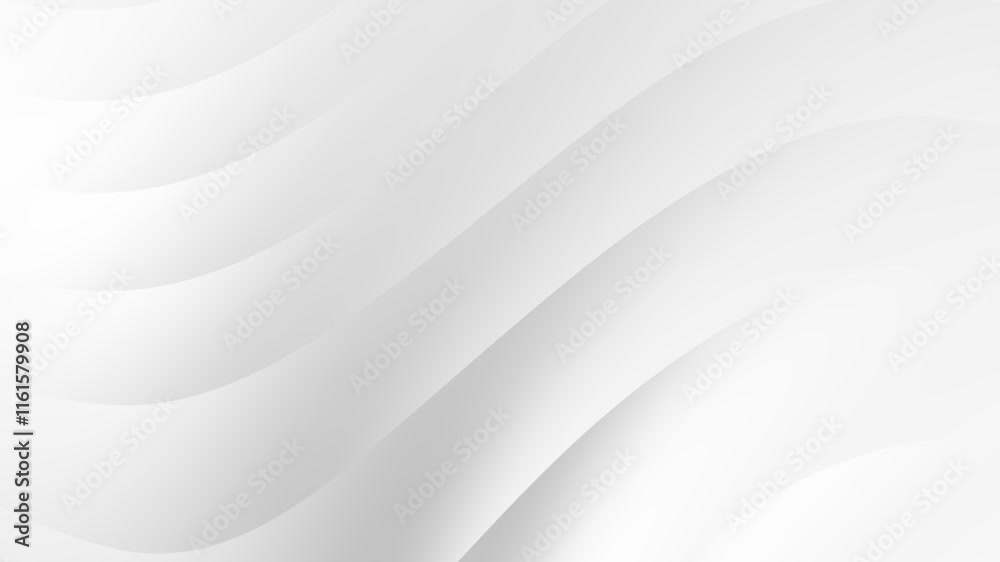 White background with diagonal, curved lines. Suitable for abstract backgrounds, minimalistic designs, and modern graphic projects requiring a dynamic elemen