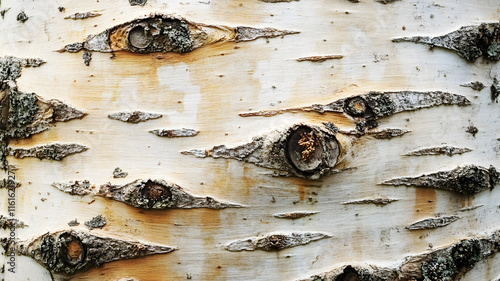 un fondo de corteza del arbol con textura rugosa contraste de estructura photo