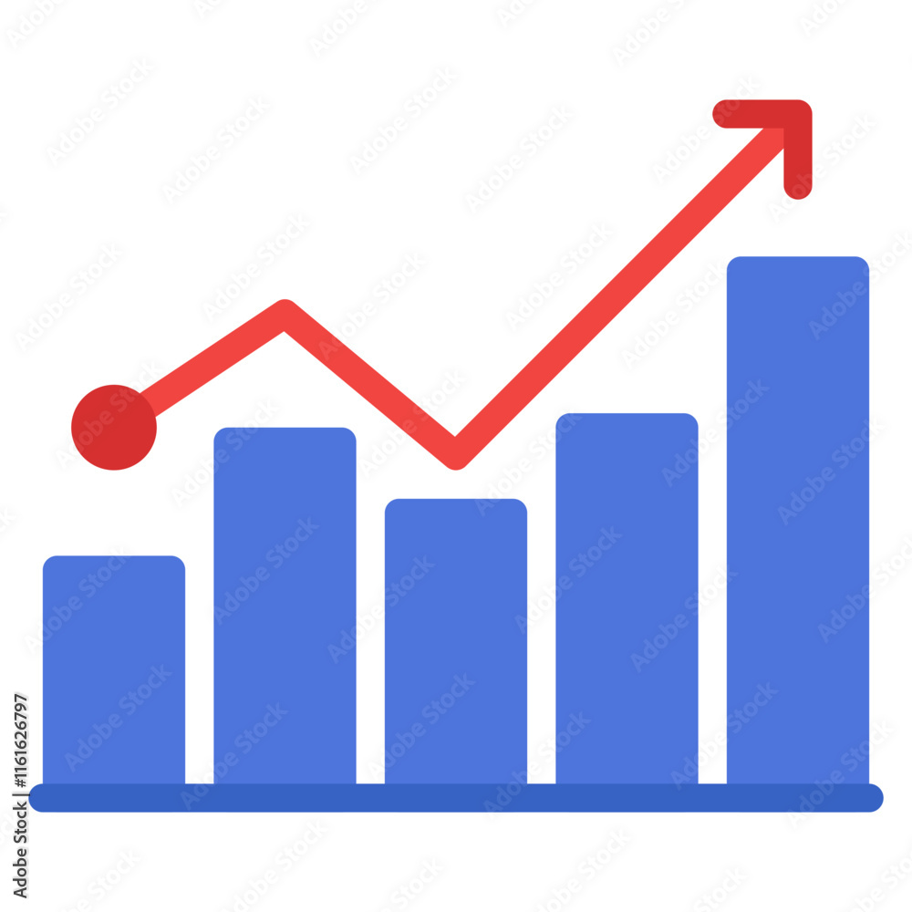 Growth Chart Visualization with Data Trends Growth Chart Visualization with Data Trends
