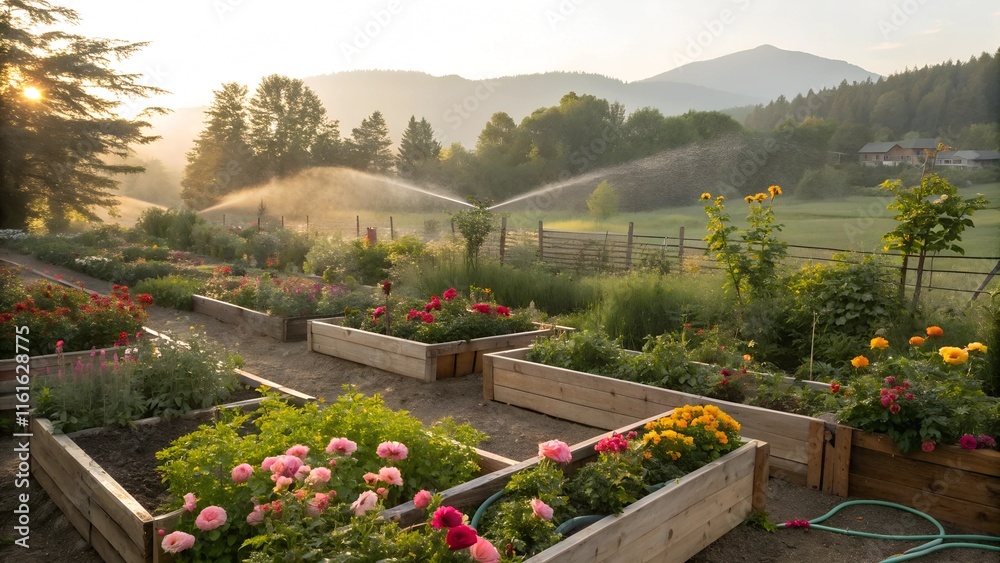 Obraz premium flowers in the garden