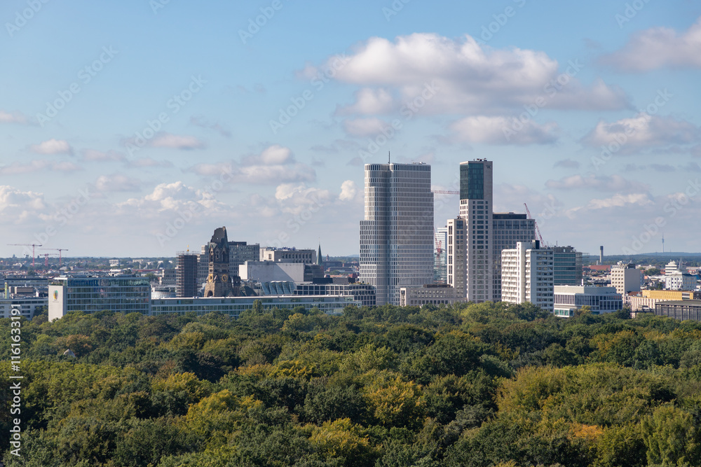 Kurfurstendamm Buildings and Kaiser Wilhelm Memorial Church