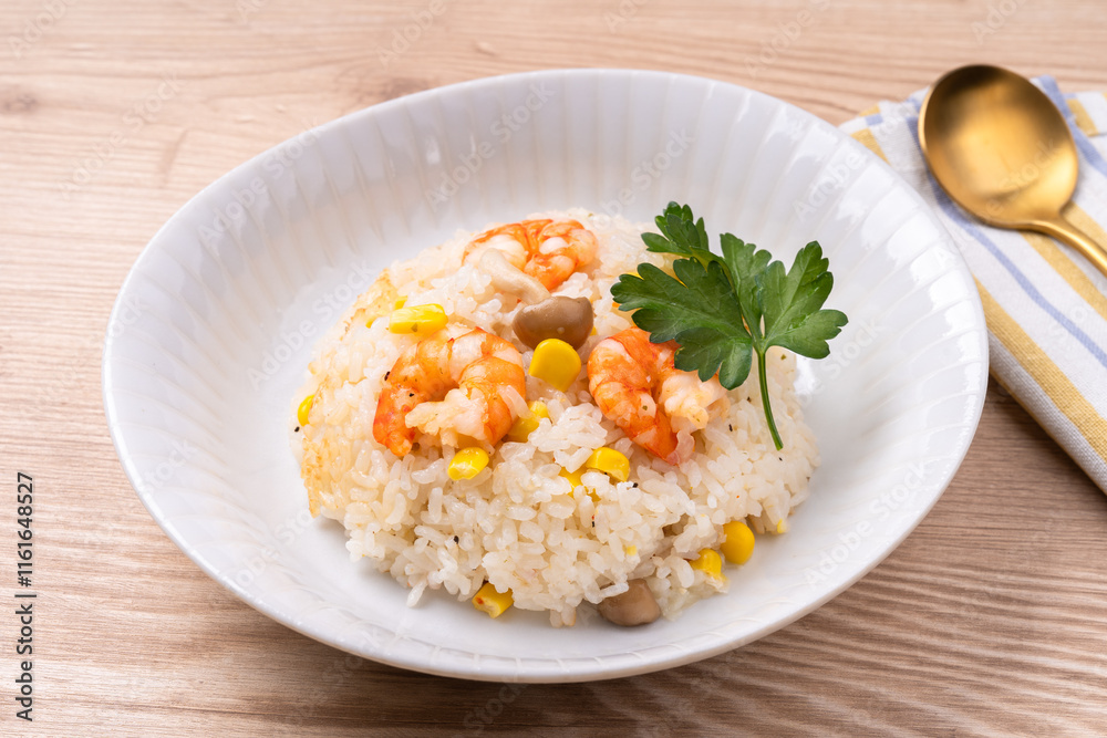 えびの炊き込みピラフ
