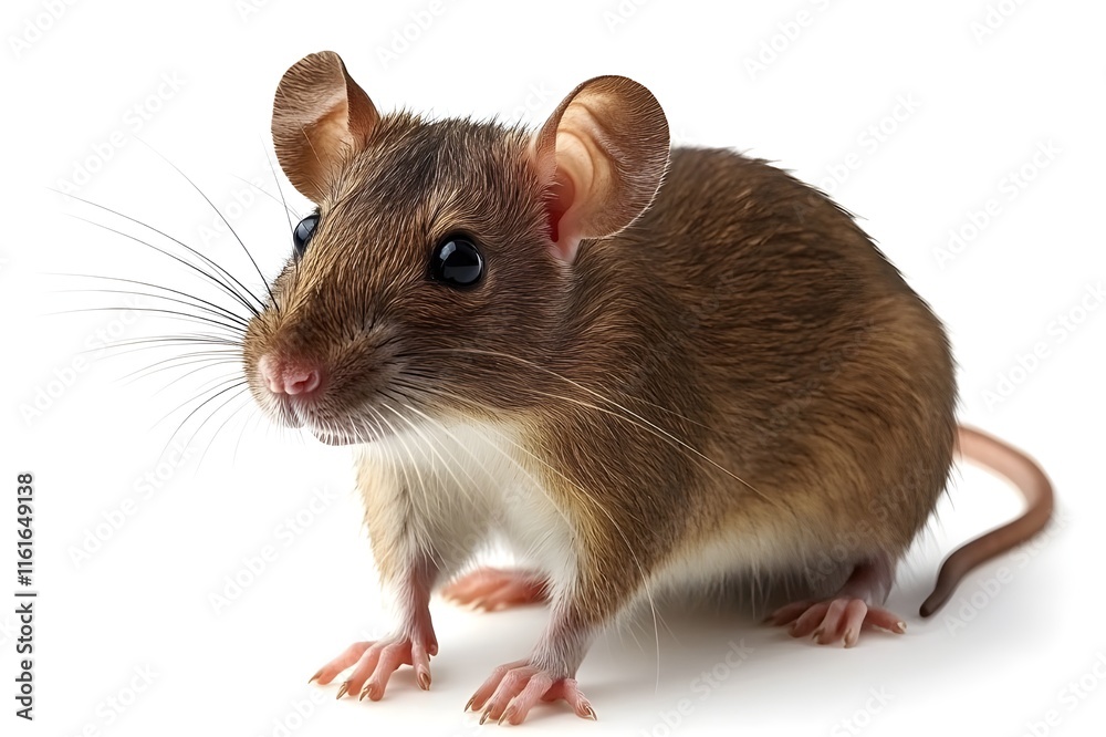 Agouti Isolated on White Background. Agouti Isolated on White Background.