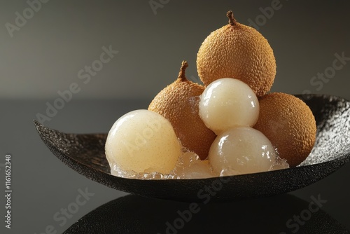 Longan is a tropical tree native to Asia producing fruit akin to lychee photo