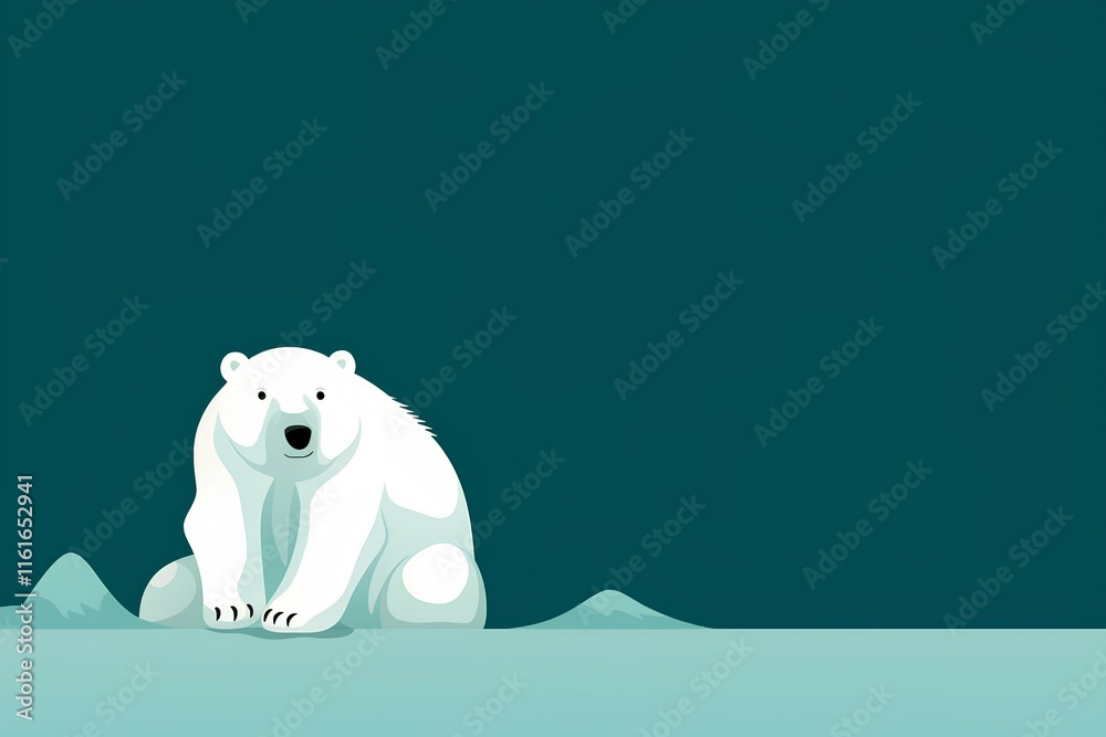 polar bear on ice polar bear on ice