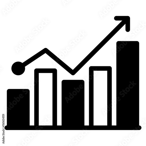 Growth Chart Showing Rising Trends