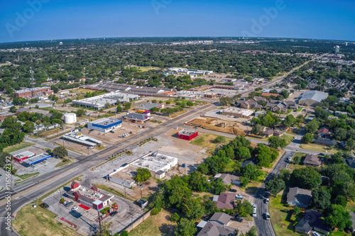 Aerial View of the DFW Suburb of Euless, Texas