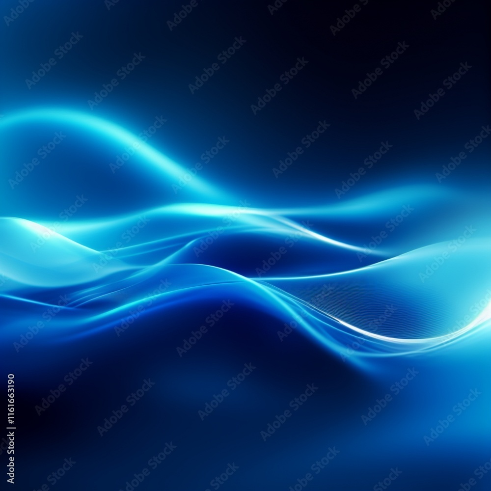 Fototapeta premium abstract blue wuve bekground