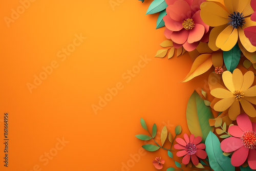 background with flowers