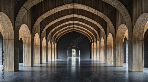 Exploring structural bamboo's unique properties reveals its potential to transform the building industry, dark gray background.