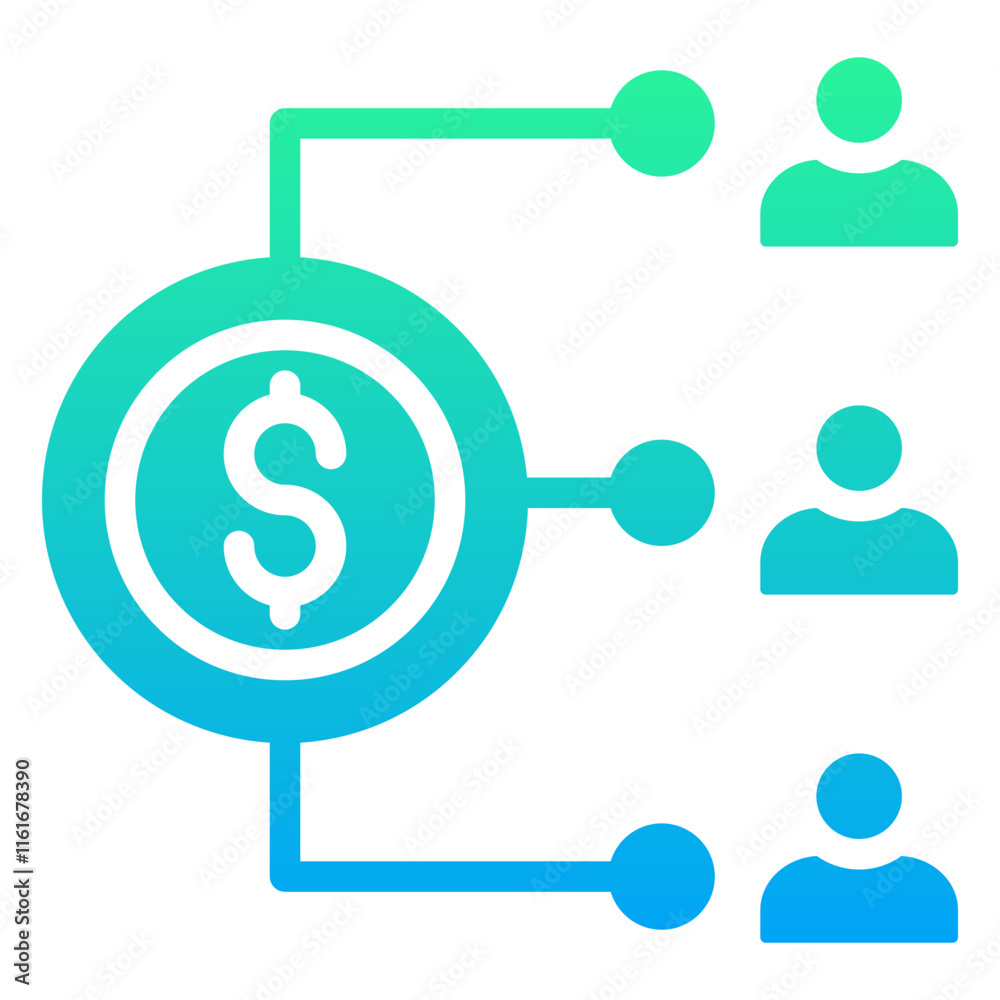Profit Sharing Icon Profit Sharing Icon