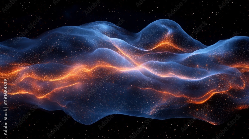 energy grids dissolve into glowing, ethereal cosmic art forms., Generative AI energy grids dissolve into glowing, ethereal cosmic art forms., Generative AI
