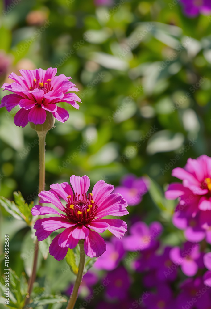 Verbena flower blooming in garden with natural light showcasing the beauty of nature in a serene setting perfect for a copy space image, pop art, with white tones Verbena flower blooming in garden with natural light showcasing the beauty of nature in a serene setting perfect for a copy space image, pop art, with white tones