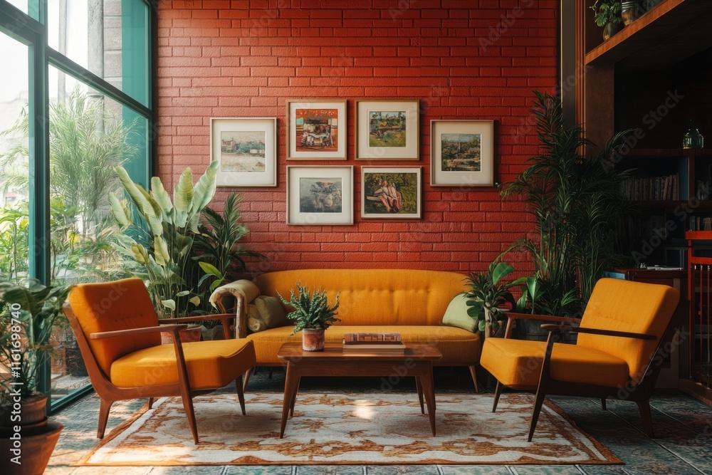 Fototapeta premium living room interior