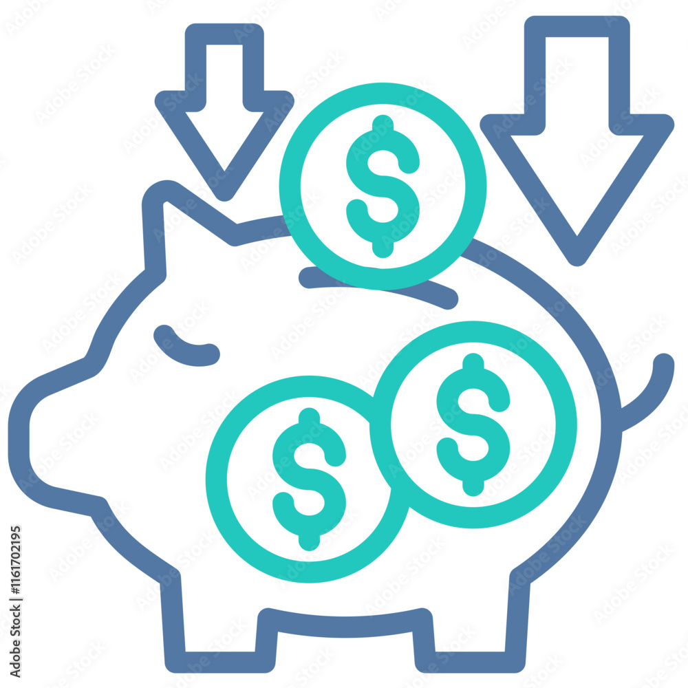 Money Saving Icon Money Saving Icon