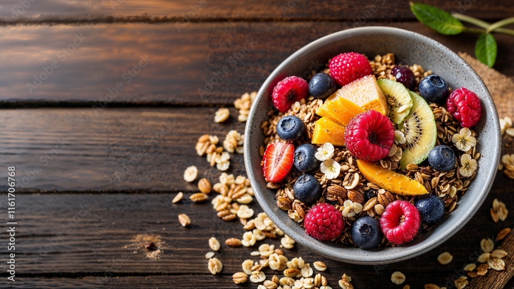 Vibrant Acai Bowl Promotes Healthy Eating