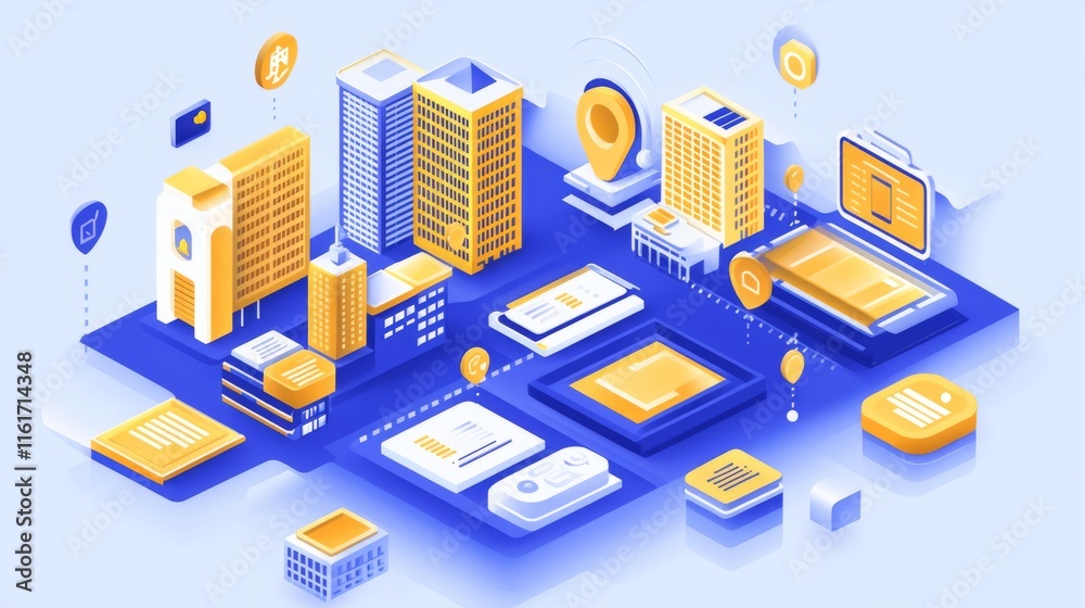 Smart city on blue background. Smart city low poly wireframe on blue background. Technology concept. Vector illustration. Smart city on blue background. Smart city low poly wireframe on blue background. Technology concept. Vector illustration.