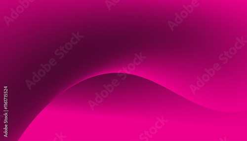Abstract pink wave design with flowing curves and vibrant colors