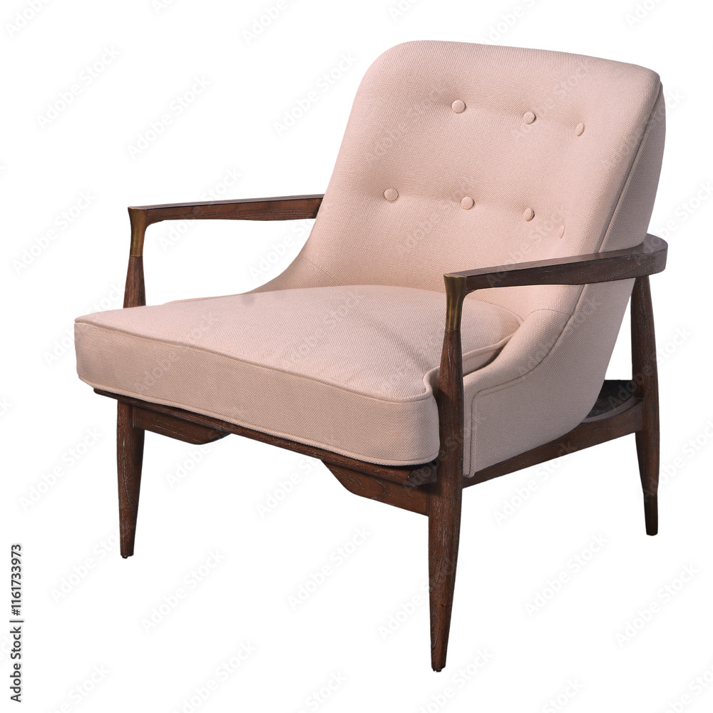 light red classic sofa seat isolated object light red classic sofa seat isolated object