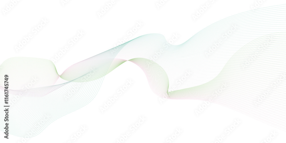 Obraz premium Illustration, waves, design, waves illustration, vector