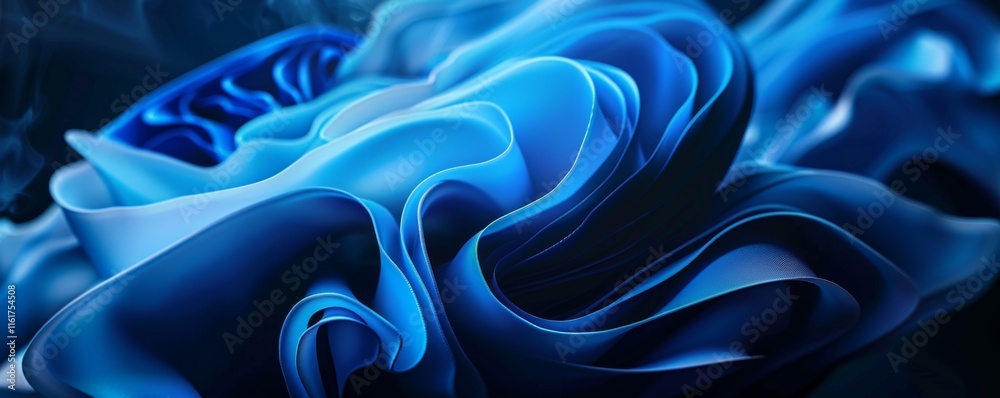 Obraz premium Abstract background with blue diagonal curves