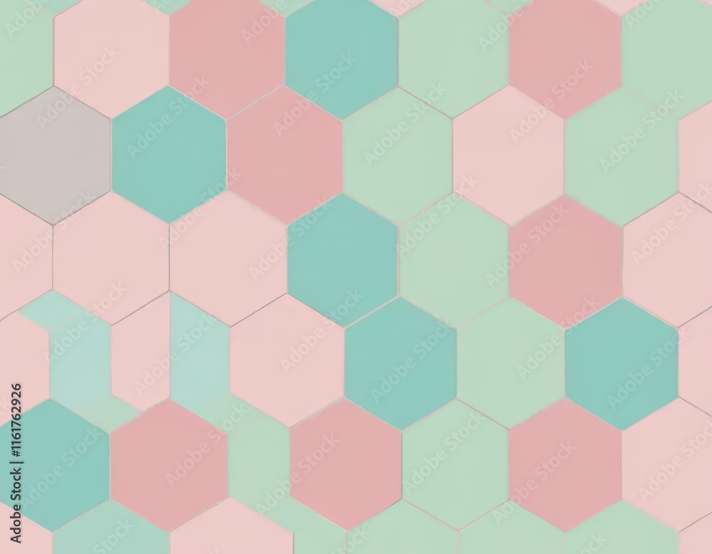 seamless geometric pattern with hexagons seamless geometric pattern with hexagons