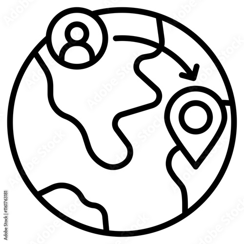Global Migration icon